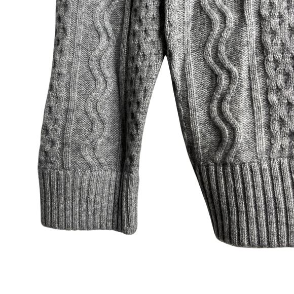 1-14 QI CASHMERE NWT Men's Cardigan Button Down Gray XXL - Picture 5 of 14